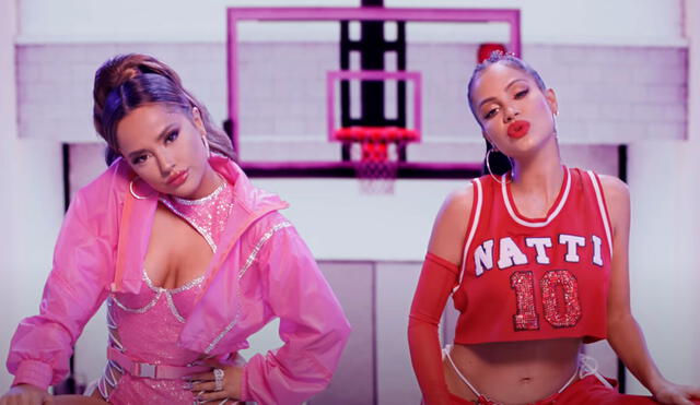 Natti Natasha y Becky G estrenaron su nueva colaboración “Ram pam pam” en todas las plataformas musicales. Foto: captura YouTube