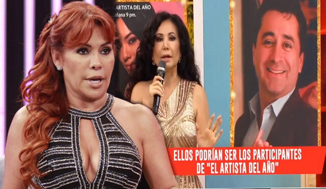 Magaly Medina se pronunció sobre la posible participación de su esposo en El artista del año. Foto: GLR / captura América TV