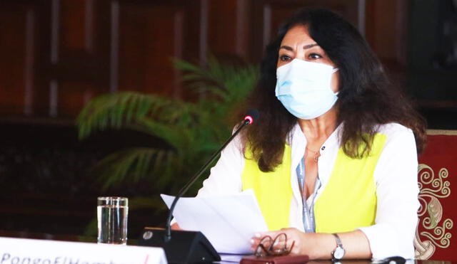 Violeta Bermúdez anunció nuevos ajustes en las medidas contra la pandemia. Foto: PCM