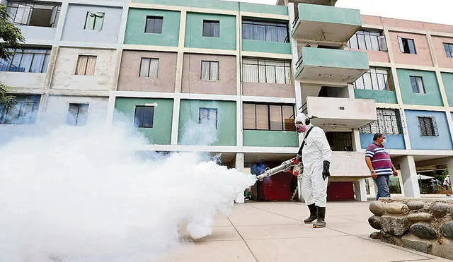 Control. El Minsa ha dispuesto fumigar de manera preventiva en las zonas donde se ha detectado la presencia del mosquito. Foto: difusión