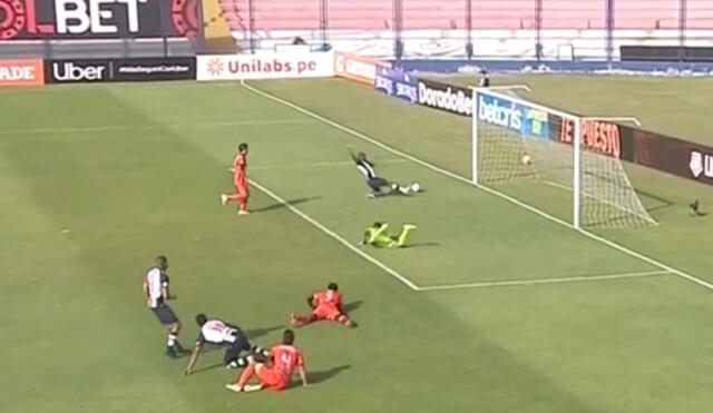 Alianza Lima adelantarse en el marcador. Foto: captura Gol Perú