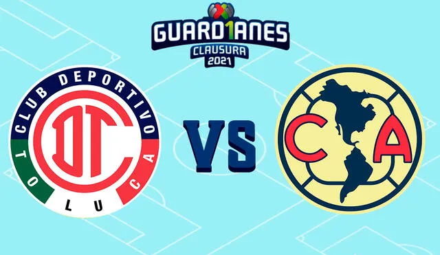 Toluca y América juegan por la fecha 16 del Torneo Guardianes 2021 de la Liga MX. Foto: composición de La República