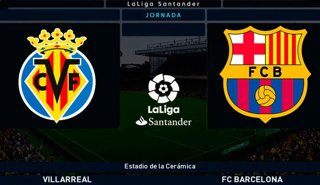 Villarreal y FC Barcelona se enfrentan por la fecha 32 de LaLiga Santander. Foto: Twitter/@officialpes