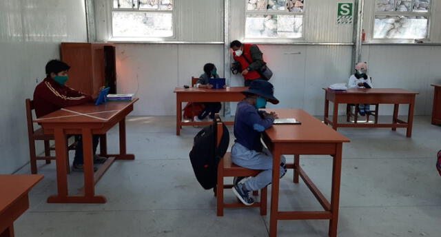 En las provincias alejadas de Arequipa, 16 colegios retornaron a las clases presenciales.
