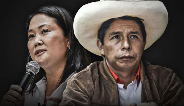 Fujimori y Castillo se enfrentarán en la segunda vuelta electoral el próximo 6 de junio. Foto: composición/La República