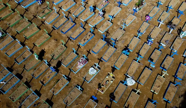 Gigante latinoamericano es el segundo país con más fallecidos, solo detrás de Estados Unidos. Foto: AFP
