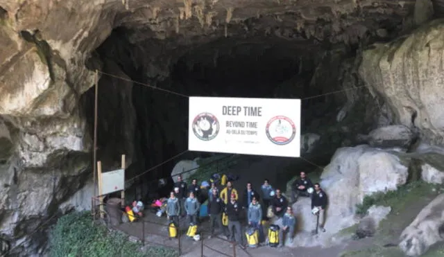 El estudio conocido como Tiempo Profundo terminó este sábado con la salida de ocho hombres y siete mujeres de la cueva. Foto: Twitter HumanAdaptation