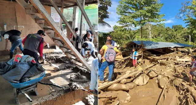 Familias de 8 centros poblados necesitan ayuda tras desborde de ríos. Foto: composición La República