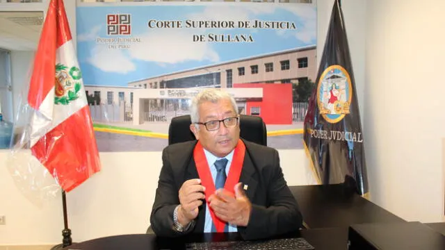 Magistrado Jaime Lora Peralta indicó que el Rem@ju se pondrá en marcha desde el miércoles 29 de abril del 2021. Foto: Corte de Sullana