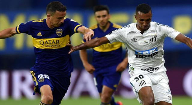 Boca Juniors vs. Santos juegan desde las 7.30 p. m. (hora peruana). Foto: EFE