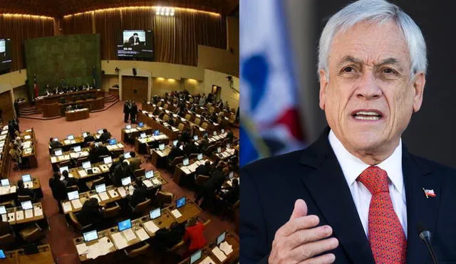 Presidente Piñera presentó este lunes 26 de abril un proyecto legislativo alternativo para permitir el retiro de los fondos de pensiones de las AFP. Foto: composición/difusión/AFP