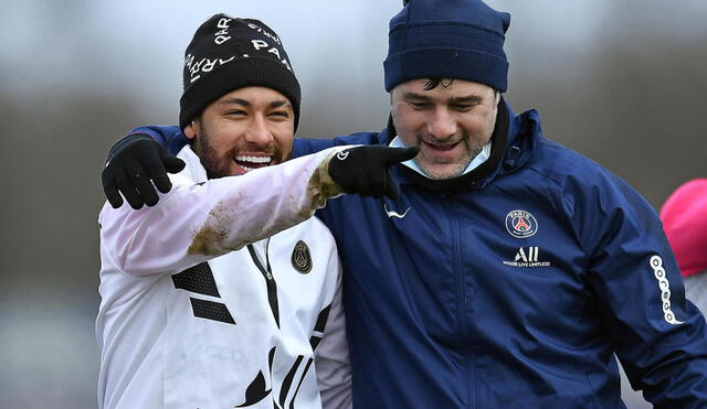 Pochettino alabó a Neymar antes del duelo con el Manchester City. Foto: EFE