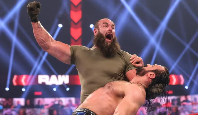 Braun Strowman derrotó a Drew McIntyre en WWE RAW. Foto: WWE