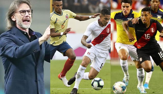 Perú jugará ante Colombia y Ecuador en junio por eliminatorias. Foto: composición GLR/EFE