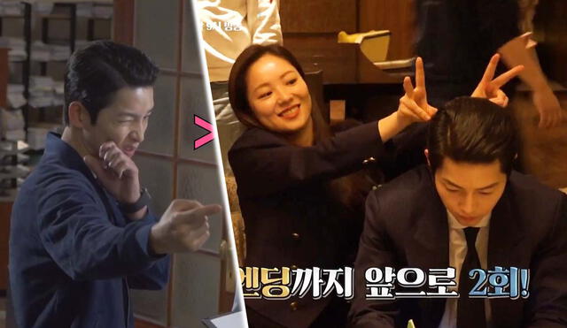 Vincenzo: momentos de Song Joong Ki y Jeon Yeo Been durante las grabaciones de la penúltima semana. Foto: tvN