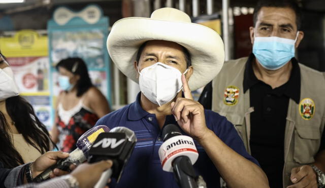 Pedro Castillo se encuentra en Máncora, Piura, para realizar actividades proselitistas. Foto: Aldair Mejía/ La República