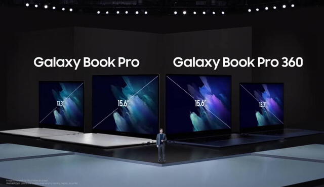 La nueva gama llega con procesadores de undécima generación en un paquete que destaca por su ligereza. Foto: Samsung