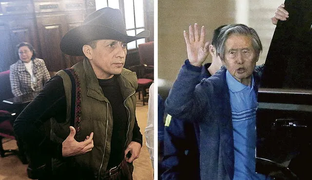 Antauro Humala culpa a todos los gobiernos de su condena. Por su parte, Alberto Fujimori cumple su pena en solitario. Foto: composción
