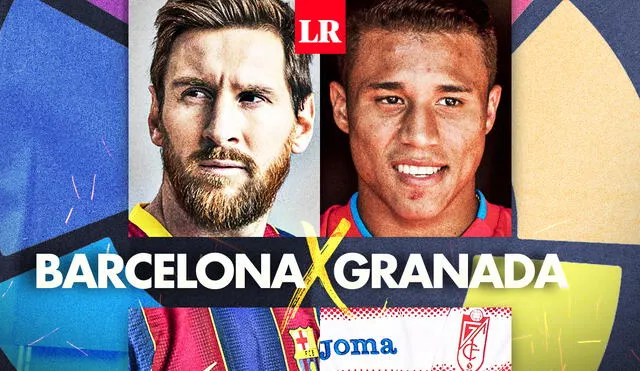 Barcelona y Granada se ven las caras en el Camp Nou por LaLiga. Foto: composición de Fabrizio Oviedo/GLR