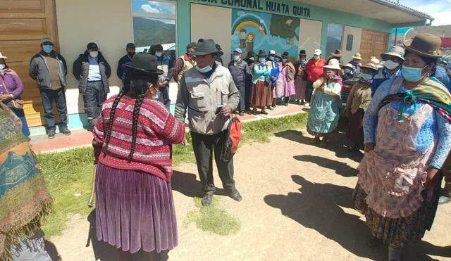 Pobladores de Huataquita pidieron no dejarse sorprender por quienes ofrecen terrenos en el fundo Tiracoma. Foto: difusión