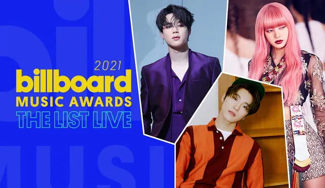 Lista de artistas K-pop nominados en los Billboard Music Awards 2021. Foto: composición LR/BBMAs