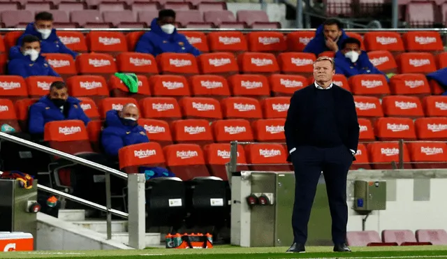 Barcelona enfrentará al Atlético de Madrid sin Koeman por sanción. Foto: Enric Fontcuberta/EFE