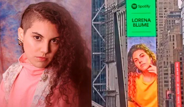 Lorena Blume forma parte de Spotify Equal, un proyecto musical que busca fomentar la igualdad de género en la industria. Foto: Lorena Blume Instagram