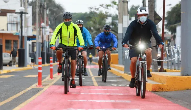 La nueva ciclovía conecta con la que se encuentra en la avenida Huaylas. Foto: Andina