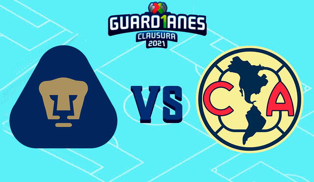 Pumas y América juegan este domingo por la fecha 17 del Torneo Guardianes 2021 de Liga MX. Foto: composición de La República