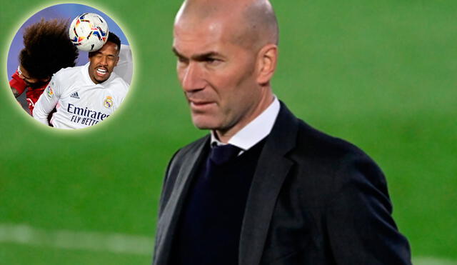 Zinedine Zidane catalogó como clave el gol de Militao para el triunfo del Real Madrid contra Osasuna. Foto: composición/AFP