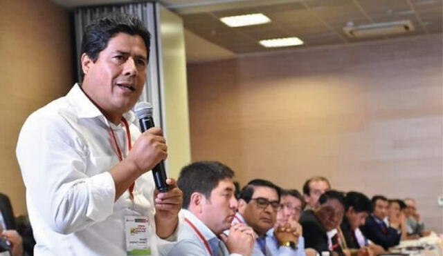 El alcalde de Chota, Werner Cabrera, se mostró satisfecho con la realización del primer debate presidencial. Foto: Cajamarca noticias