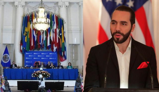 La OEA rechazó la decisión de la Asamblea de El Salvador de separar de sus cargos a los magistrados de la Corte Suprema. Foto: composición La República