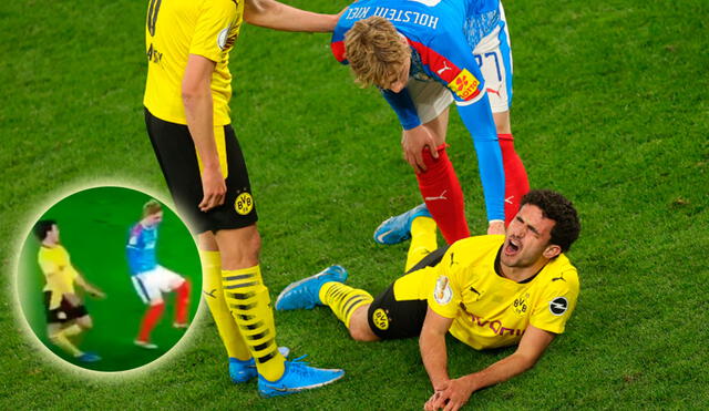 Mateu Morey tiene 21 años de edad y actualmente milita en el Borussia Dortmund. Foto: captura YouTube/AFP