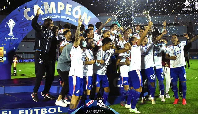 Nacional derrotó a Wanderers en la Supercopa Uruguaya 2021. Foto: Twitter