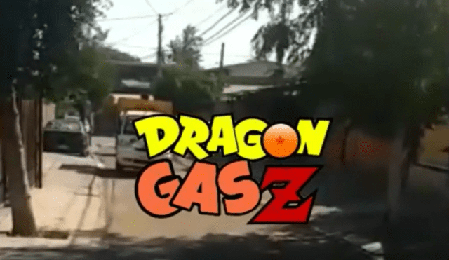 ‘Dragon Gas Z’ suele repartir el gas con un uniforme alusivo a la serie. Foto: captura de Instagram