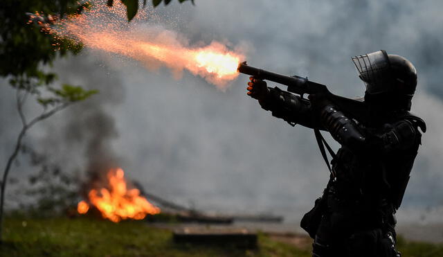 Representante de la ONU en Colombia denunció represión por parte de la Policía local. Foto: AFP