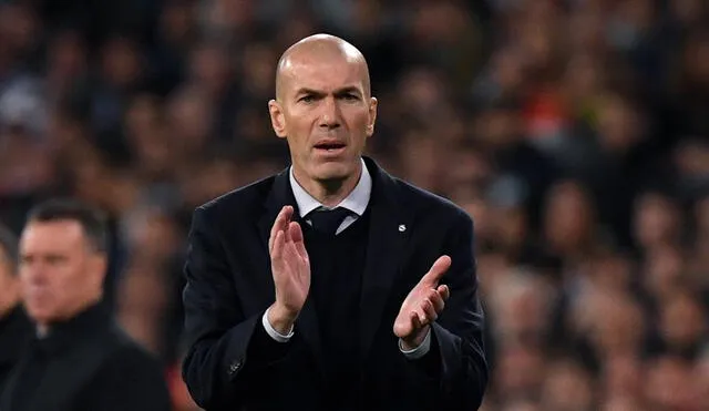 Zidane ha ganado tres Champions como DT del Madrid. Foto: AFP