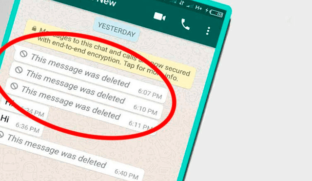 La copia de seguridad automática de WhatsApp puede ayudarnos a recuperar nuestros mensajes eliminados o perdidos. Foto: difusión