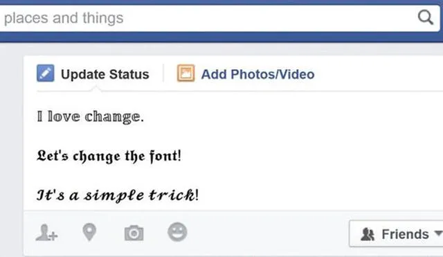 Este truco de Facebook solo puede emplearse desde una PC o laptop. Foto: composición/La República