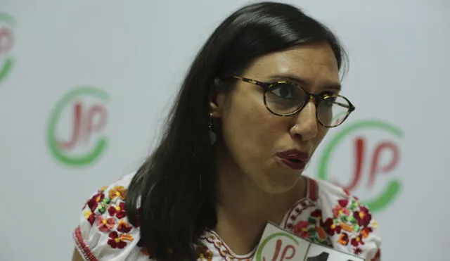 Lucía Alvites postuló al Congreso con Juntos por el Perú en las Elecciones 2021, pero no consiguió una curul. Foto: La República