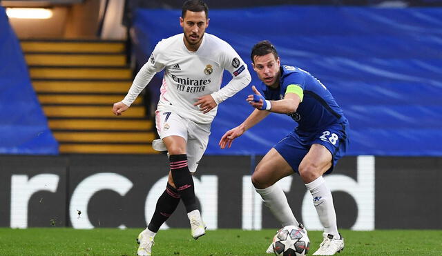 Real Madrid de Hazard fue eliminado por su exequipo Chelsea en la semifinal de la Champions League. Foto: EFE