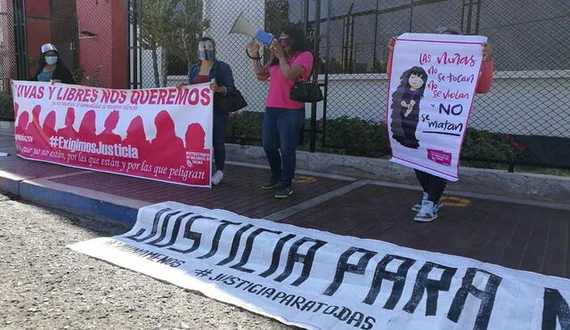 Colectivo también reclamó por feminicidios de Noemí y Judith. Foto: Multisectorial de Mujeres