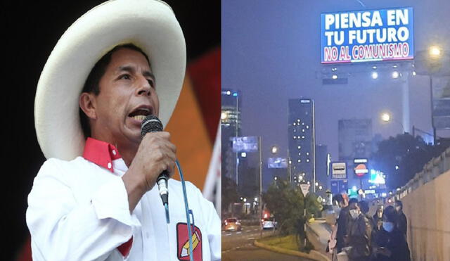 Pedro Castillo exigió que dejen de terruquear su campaña electoral. Foto: composición La República