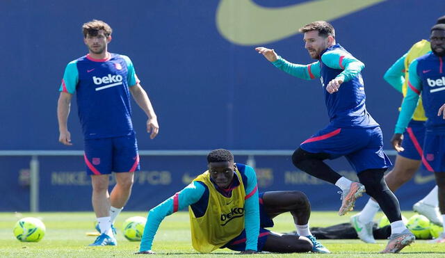 Barcelona tiene dos jugadores descartados para el partido ante Atlético Madrid. Foto: EFE/Enric Fontcuberta