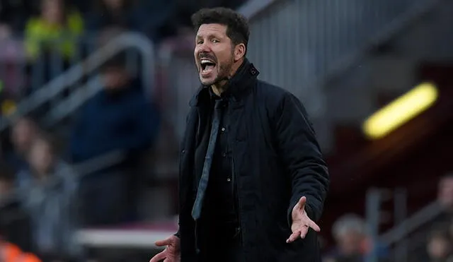 Diego Simeone es entrenador del Atlético de Madrid desde el 2011. Foto: AFP