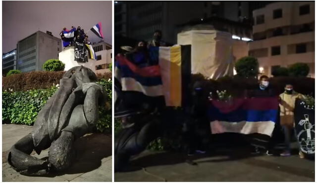 Movimiento de Autoridades Indígenas del Sur Occidente se adjudicó esta acción. Foto: Captura de video