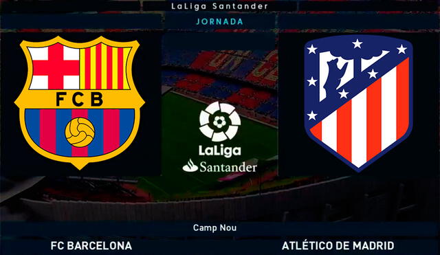 FC Barcelona y Atlético de Madrid juegan este sábado por la fecha 35 de LaLiga Santander. Foto: @officialpes/Twitter