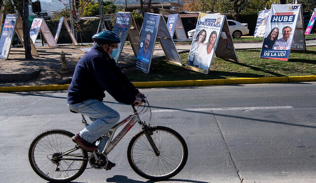 En Chile se ha efectuado una campaña electoral particular ante el aumento de casos de coronavirus. Foto: AFP