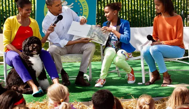 Michelle Obama recordó a Bo con un emotivo mensaje en Facebook. Foto: Facebook