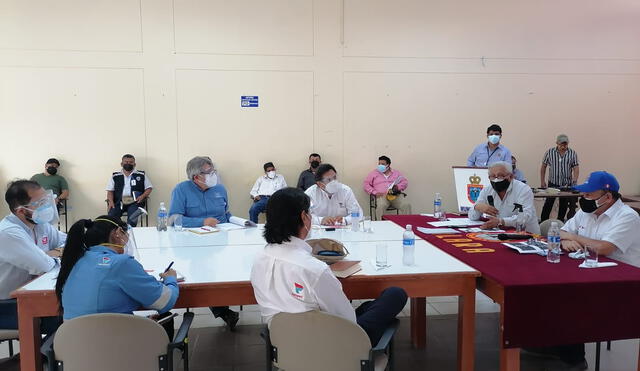 Reunión de trabajo abordó medidas de seguridad. Foto: Petroperú